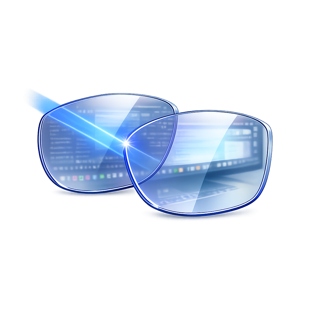 trong kinh chong anh sang xanh kavi